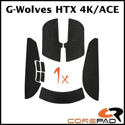 Corepad Soft Grips #821 noir G-Wolves HTX 4K / ACE